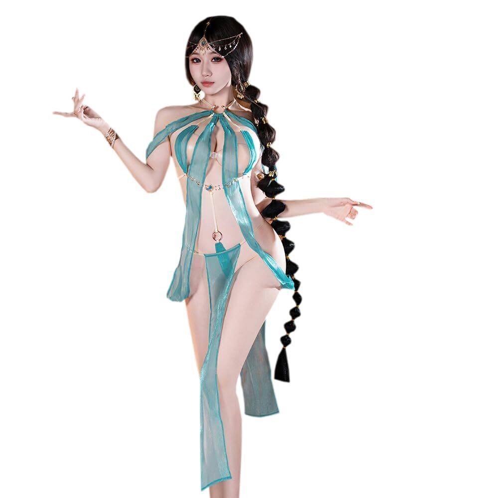 3377 Sexy Arabian Belly Dance dress Lingerie Costume anime Cosplay Outfit